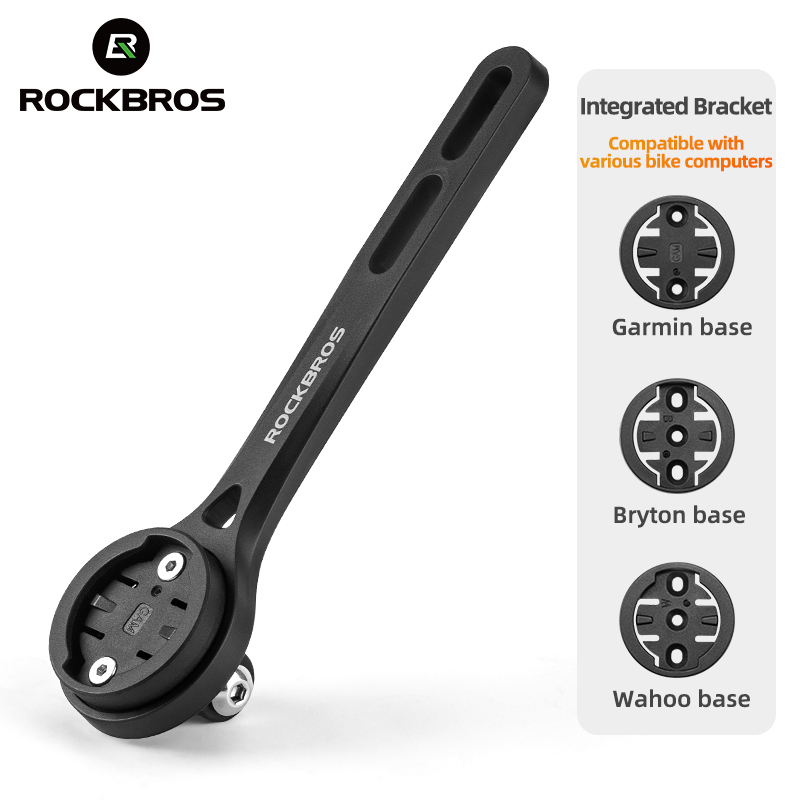 Cycling Gear Mount - ROCKBROS ขายึดคอมพิวเตอร์จักรยาน เบามากแบบบูรณาการขายึดไฟที่วางคอมพิวเตอร์จักรยาน Garmin Bryton Wahoo