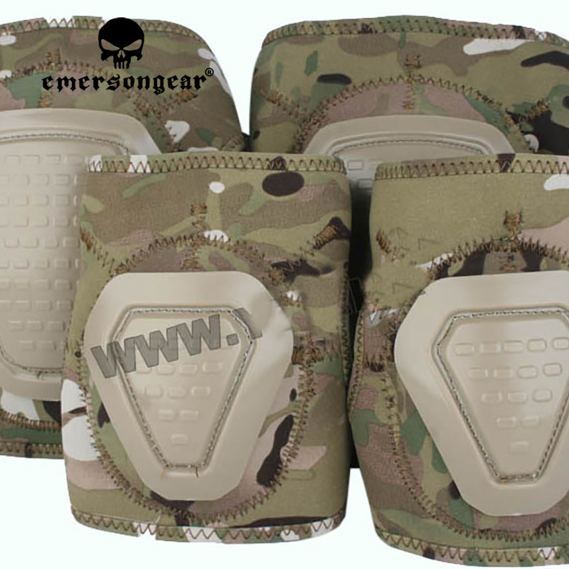 Cycling Gear Padding - ชุดสนับเข่าและข้อศอกนีโอพรีน Emersongear DNI อุปกรณ์ป้องกันแบบนุ่ม สำหรับการต่อสู้ ล่าสัตว์