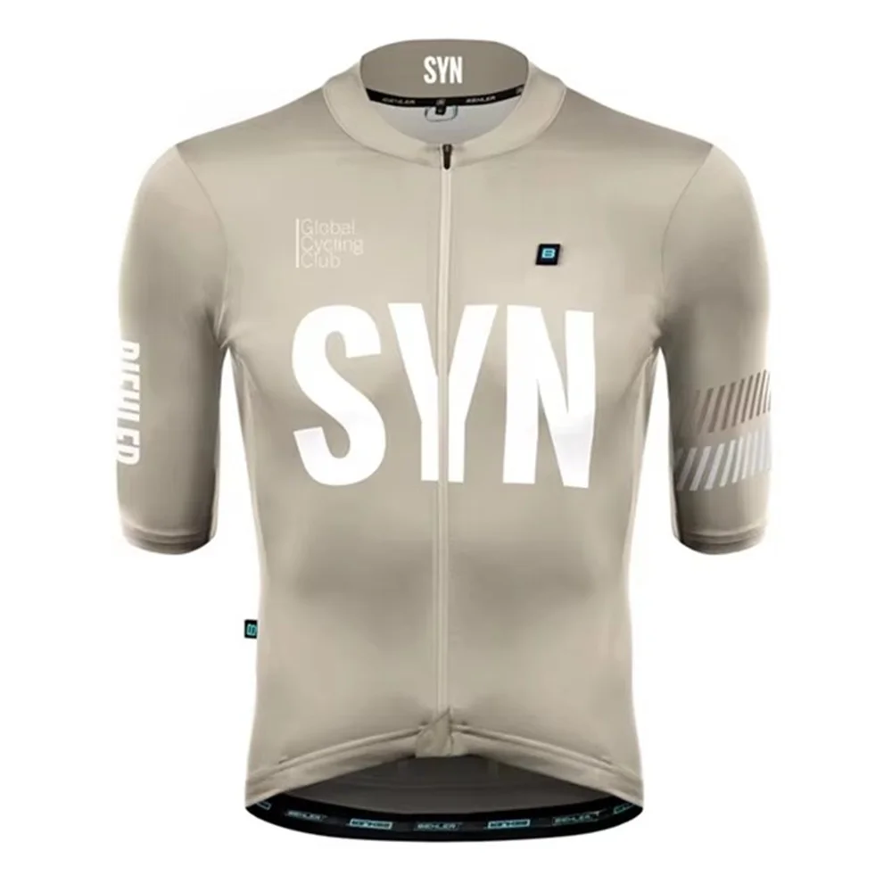 Junior Cycling Gear - เสื้อเจอร์ซีย์ปั่นจักรยานทีม SYN รุ่นใหม่สำหรับผู้ชาย ฤดูร้อน 2024 SYNDICATE