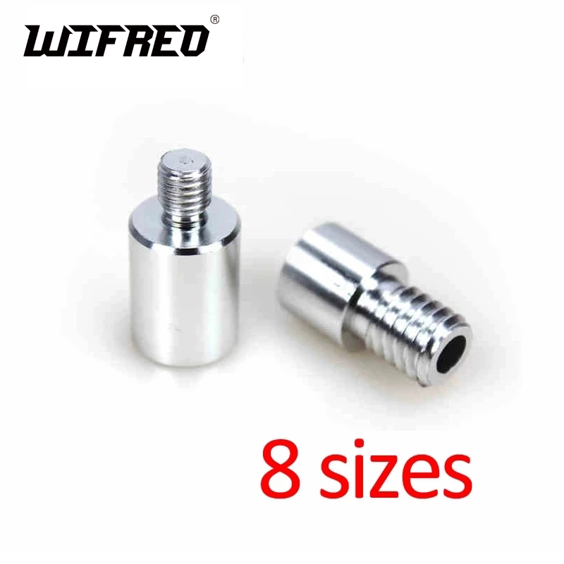 Cycling Landing Gear - Wifreo 1PC อลูมิเนียมสังกะสีอัลลอยด์ Landing สุทธิจับอะแดปเตอร์ด้ายชายหญิง 8