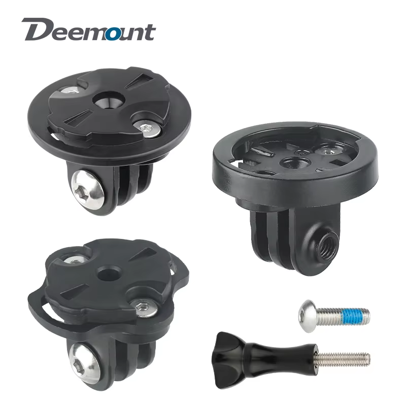 Cycling Gear Mount - อะแดปเตอร์ยึดไฟจักรยาน ที่ยึดคอมพิวเตอร์จักรยานสำหรับ Garmin Gopro ฐานยึดกล้อง ที่ยึดไฟหน้าจักรยาน