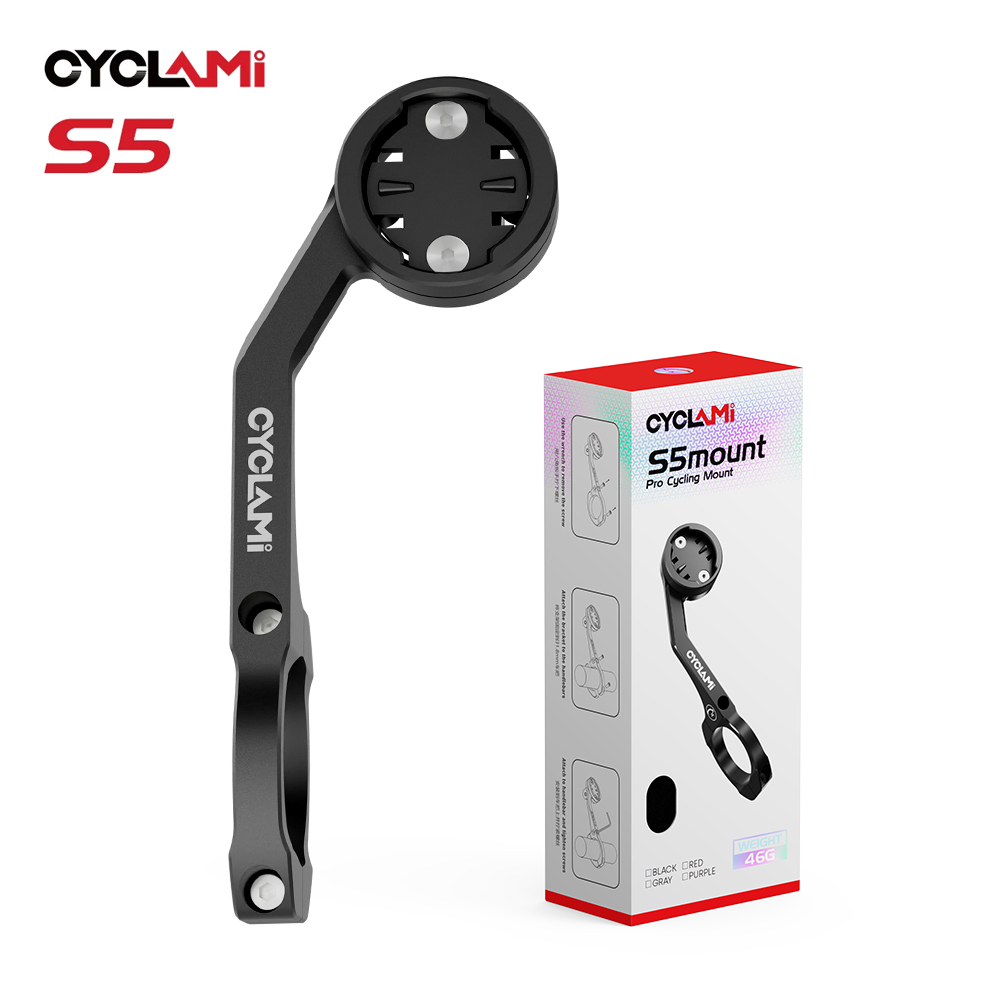 Cycling Gear Mount - ขายึดไฟหน้าจักรยานอะลูมิเนียมอัลลอยด์แบบสองด้าน สำหรับติดตั้ง GPS จักรยาน คอมพิวเตอร์ ยี่ห้อ