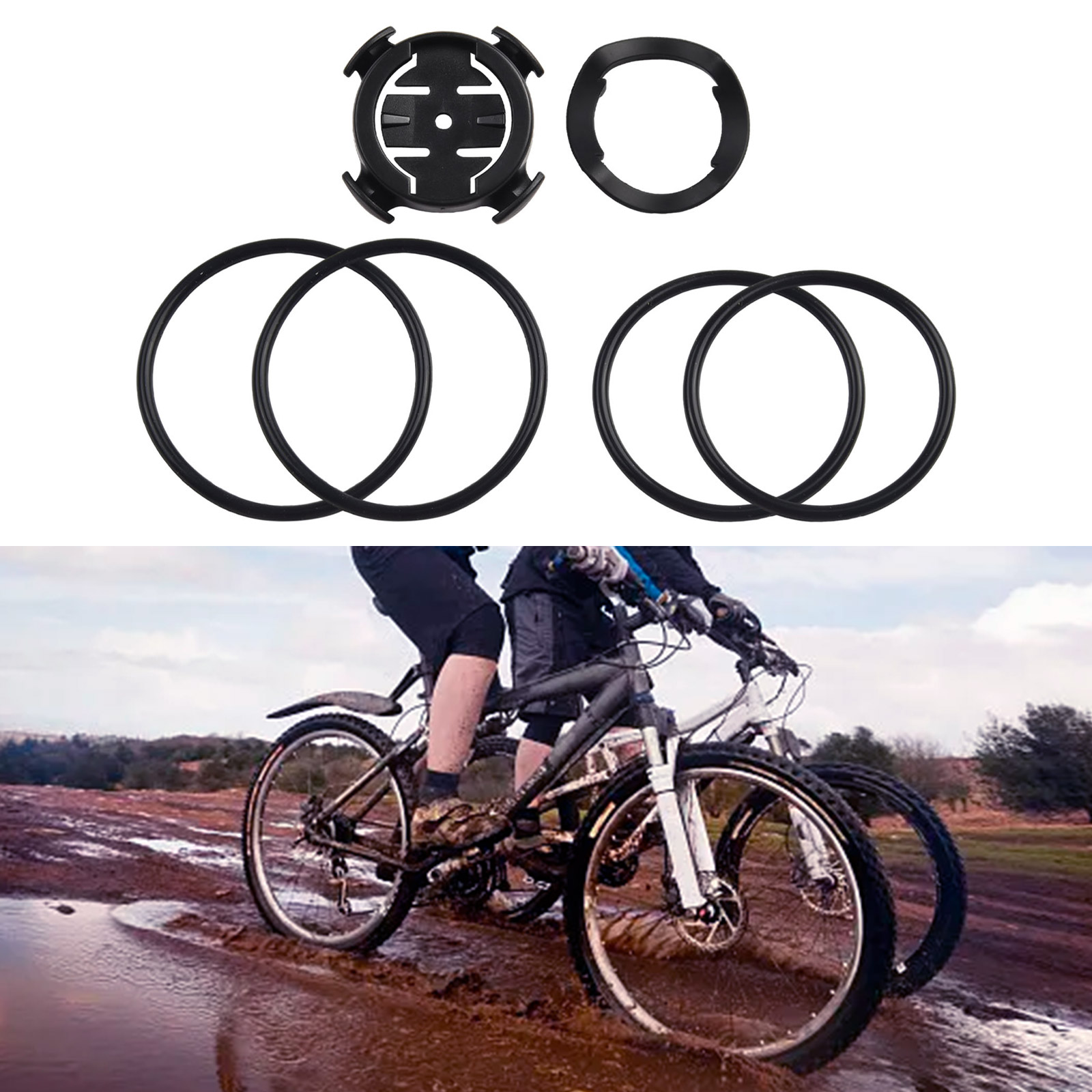 Cycling Gear Mount - 1 PC จักรยานจักรยาน EDGE Quarter TURN