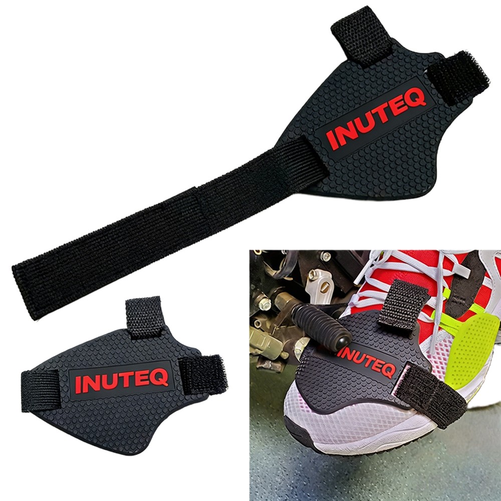 Cycling Gear Padding - ฝาครอบรองเท้าแบบปรับได้ แผ่นรองกันลื่นสำหรับรถจักรยานยนต์ สายรัดป้องกันรองเท้าบูท ทนทาน อุปกรณ์เสริมสำหรับขี่จักรยานยนต์ สำหรับผู้ชายและผู้หญิง