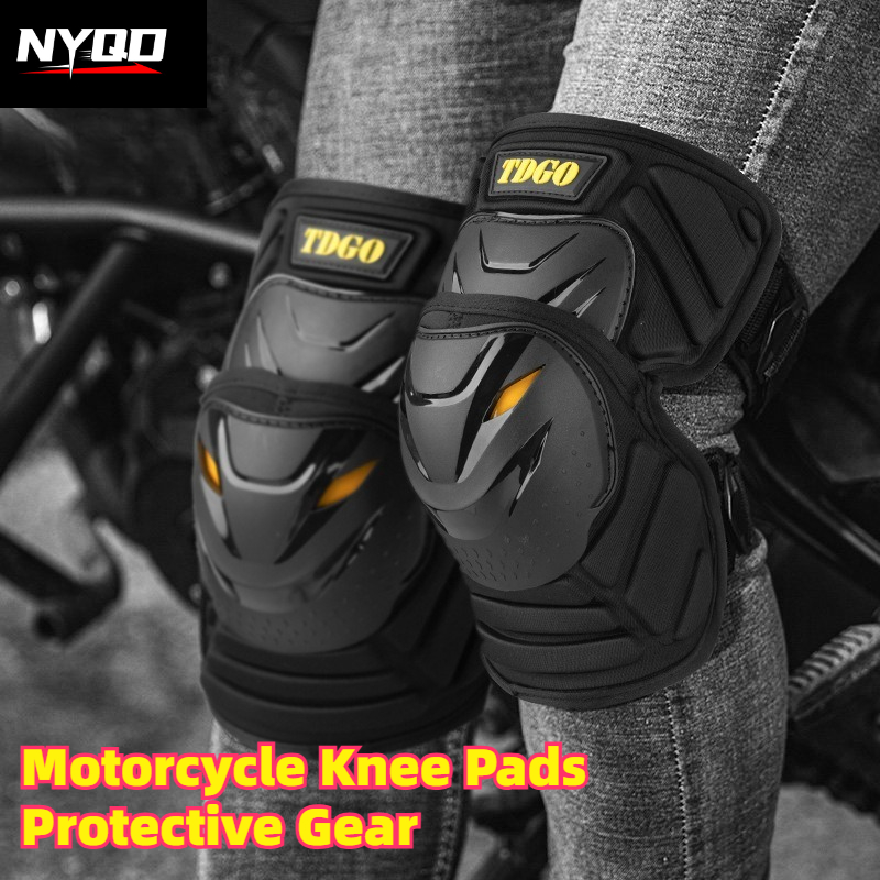 Cycling Gear Padding - อุปกรณ์ป้องกันเข่าสำหรับรถจักรยานยนต์สำหรับผู้ชาย, อุปกรณ์ป้องกันเข่าสำหรับมอเตอร์ครอส, ชุดเกราะป้องกันสำหรับขี่มอเตอร์ไซค์วิบาก, จักรยานเสือภูเขา, จักรยานเสือหมอบ