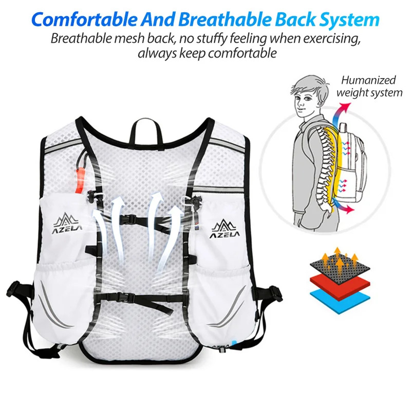 ใหม่ เสื้อกั๊กไฮเดรชั่นระบายอา - Cycling Gear Vest บทวิจารณ์และราคา
