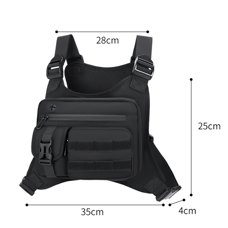 กระเป๋าคาดอกแบบยุทธวิธีสำหรับผ - Cycling Gear Vest บทวิจารณ์และราคา