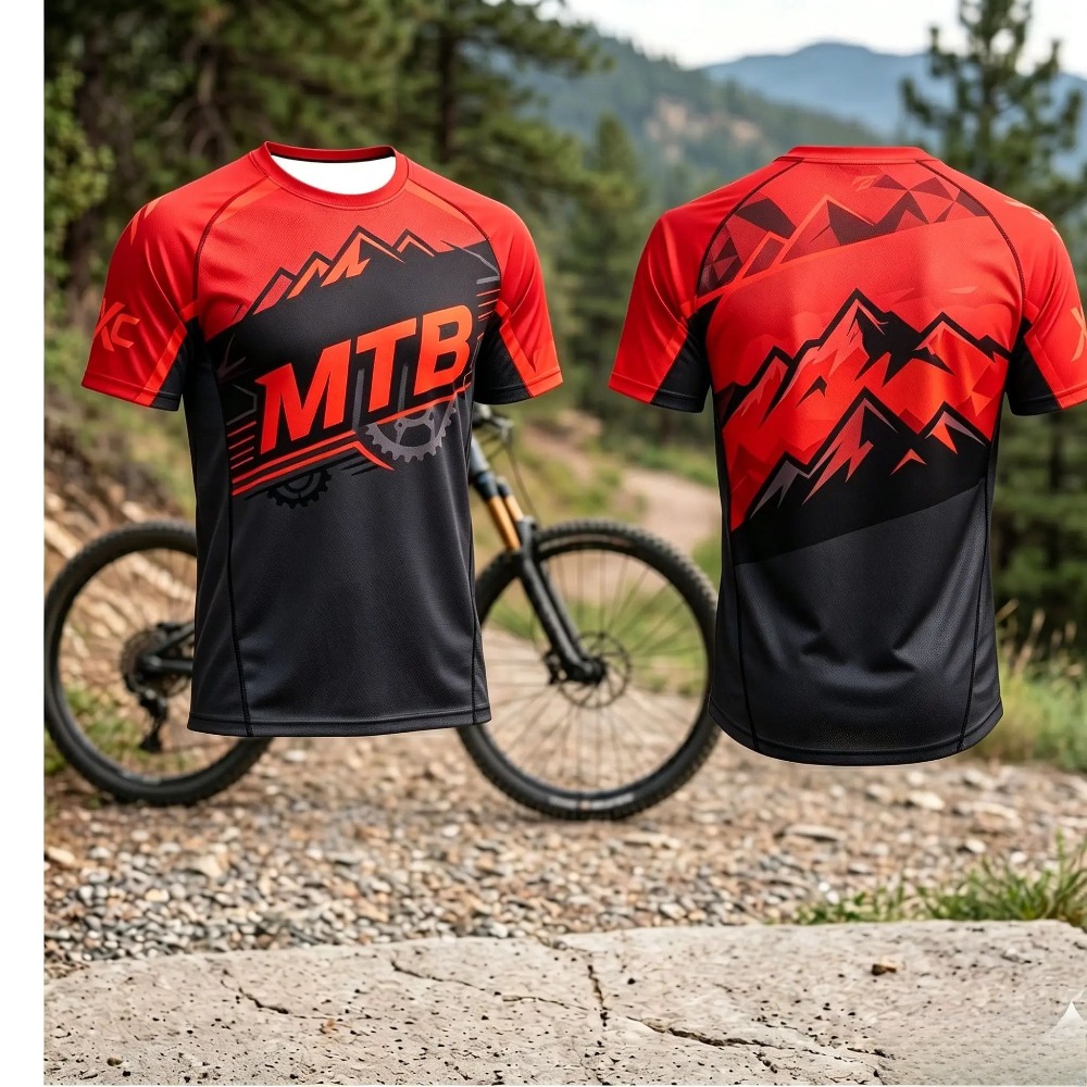 เสื้อยืดผู้ชายลาย Mountain MTB - Xc Cycling Gear บทวิจารณ์และราคา
