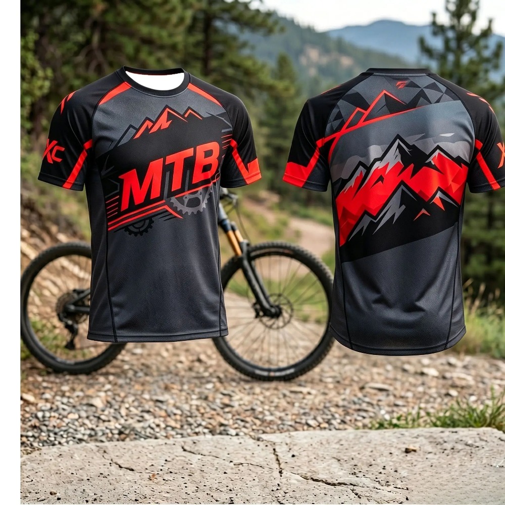 เสื้อยืดผู้ชายลาย Mountain MTB - Xc Cycling Gear บทวิจารณ์และราคา