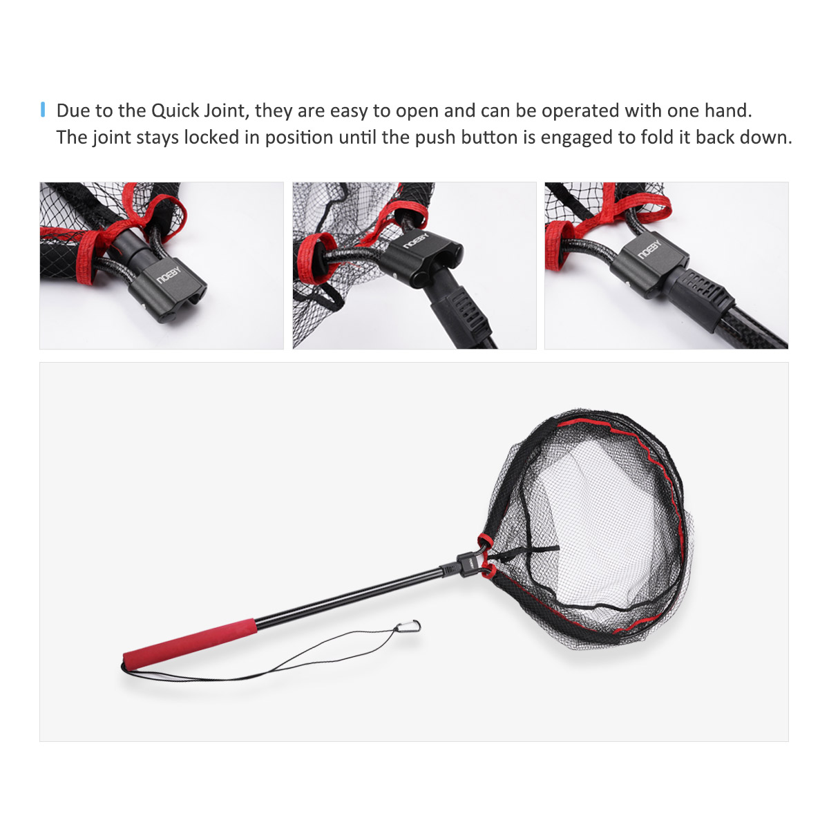NOEBY ตาข่ายจับปลาแบบพับได้ ขน - Cycling Landing Gear บทวิจารณ์และราคา