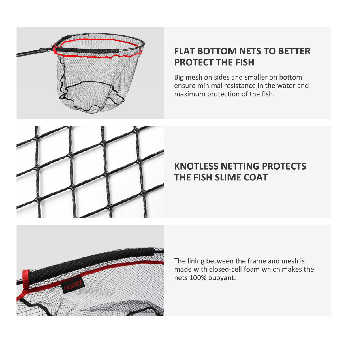 NOEBY ตาข่ายจับปลาแบบพับได้ ขน - Cycling Landing Gear บทวิจารณ์และราคา