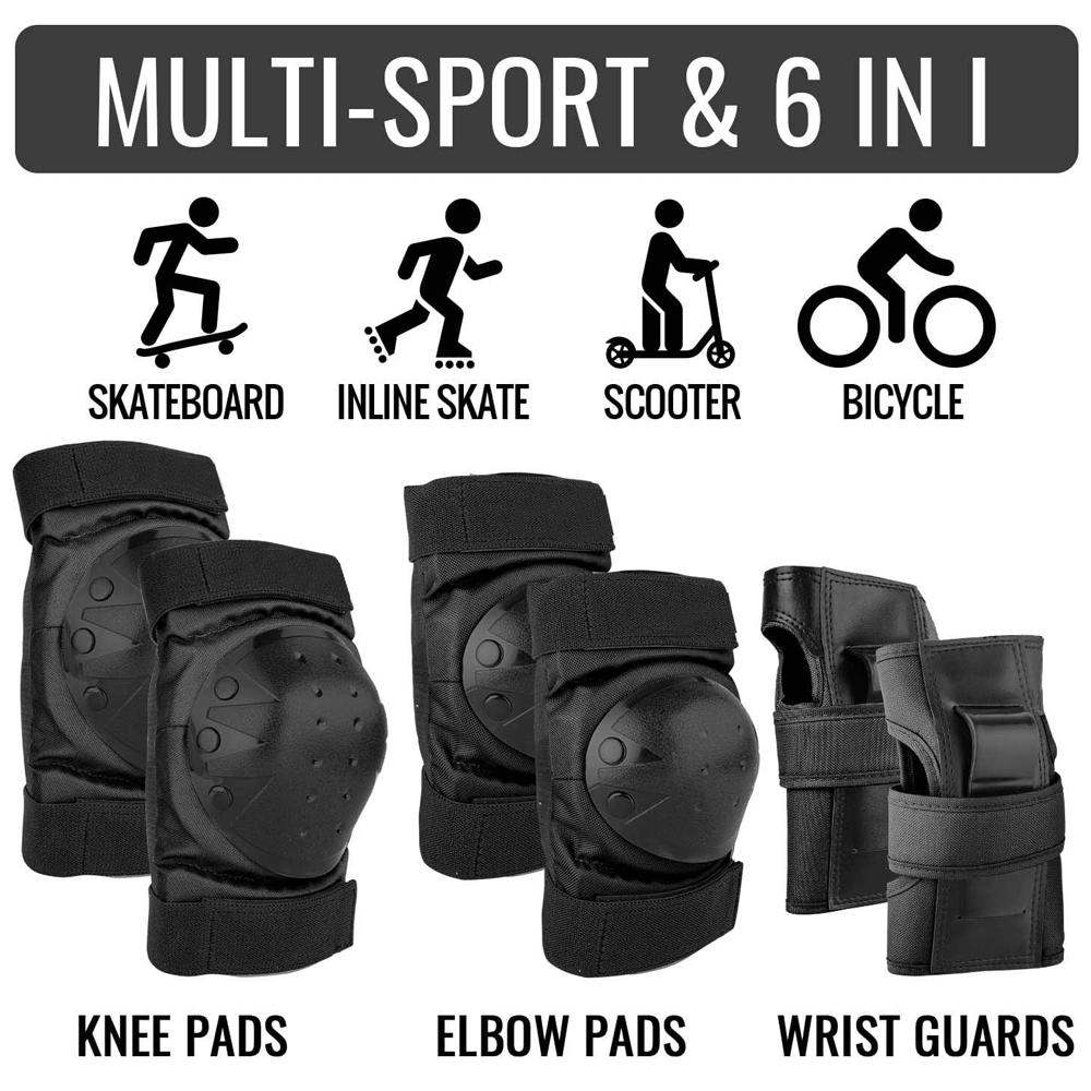 แผ่นรองเข่า แผ่นรองข้อศอก แผ่น - Youth Cycling Gear บทวิจารณ์และราคา
