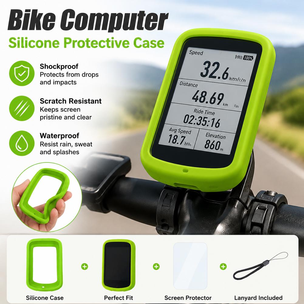 ฝาครอบป้องกันซิลิโคนสำหรับ iGP - Bike Computer Gps บทวิจารณ์และราคา