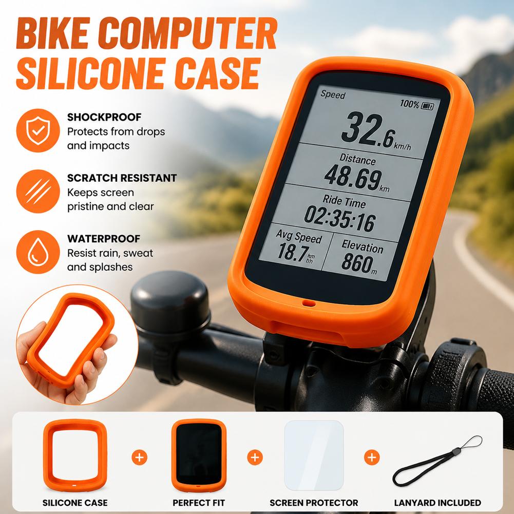 ฝาครอบป้องกันซิลิโคนสำหรับ iGP - Bike Computer Gps บทวิจารณ์และราคา