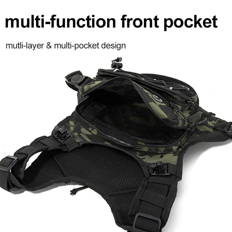 กระเป๋าสะพายหน้าอกแบบยุทธวิธี  - Cycling Gear Vest บทวิจารณ์และราคา