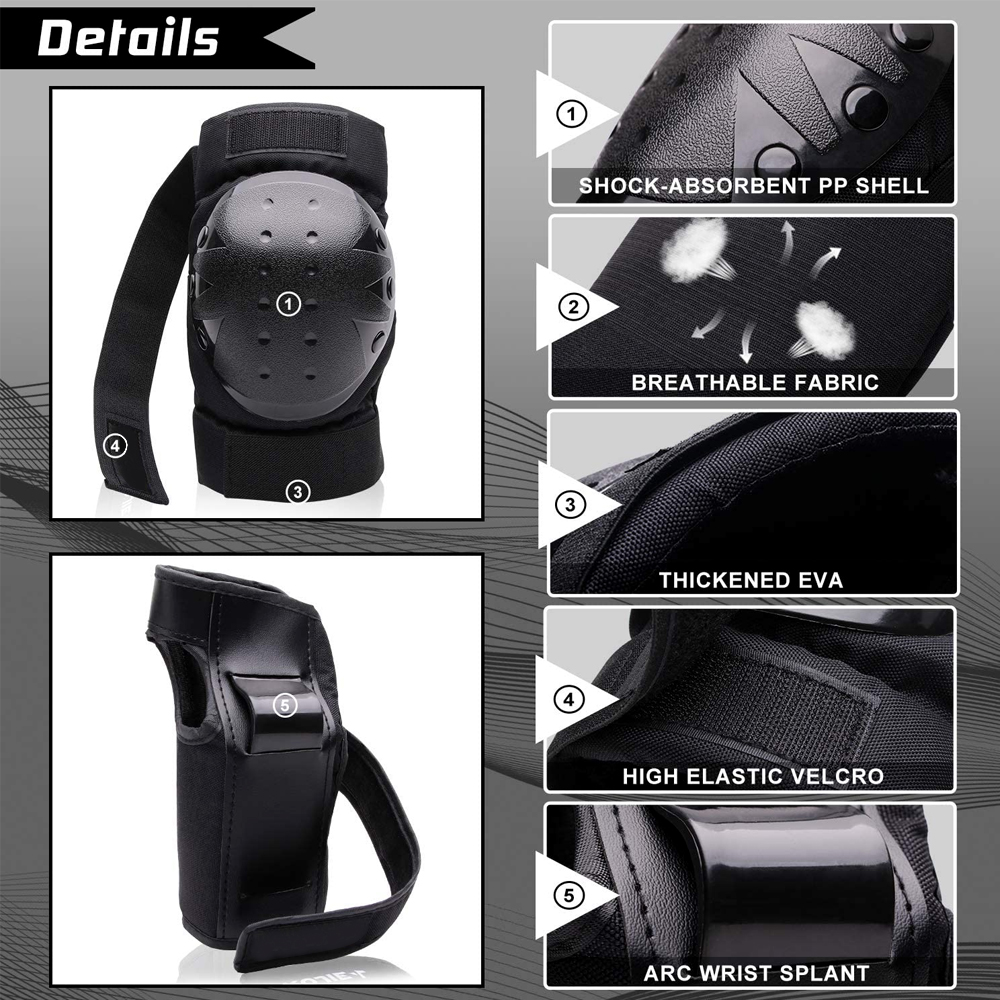 ผู้ใหญ่เยาวชนป้องกันเข่า Pads  - Youth Cycling Gear บทวิจารณ์และราคา